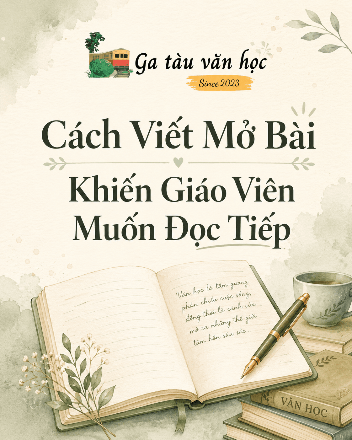 Cách viết mở bài khiến giáo viên muốn đọc tiếp 