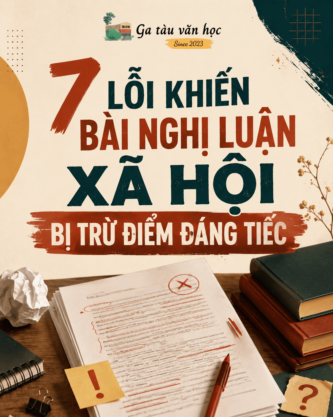 7 lỗi khiến bài nghị luận xã hội bị trừ điểm đáng tiếc